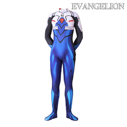Gvavaya Anime Cosplay EVA1 Ikari Shinji Cosplay Costume EVA Tight-fitting Costume