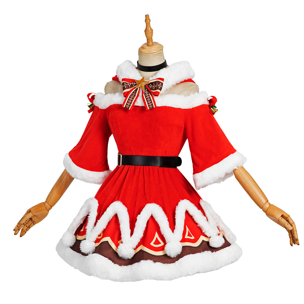 Gvavaya Game Cosplay Genshin Impact Barbara Christmas Cosplay Costume
