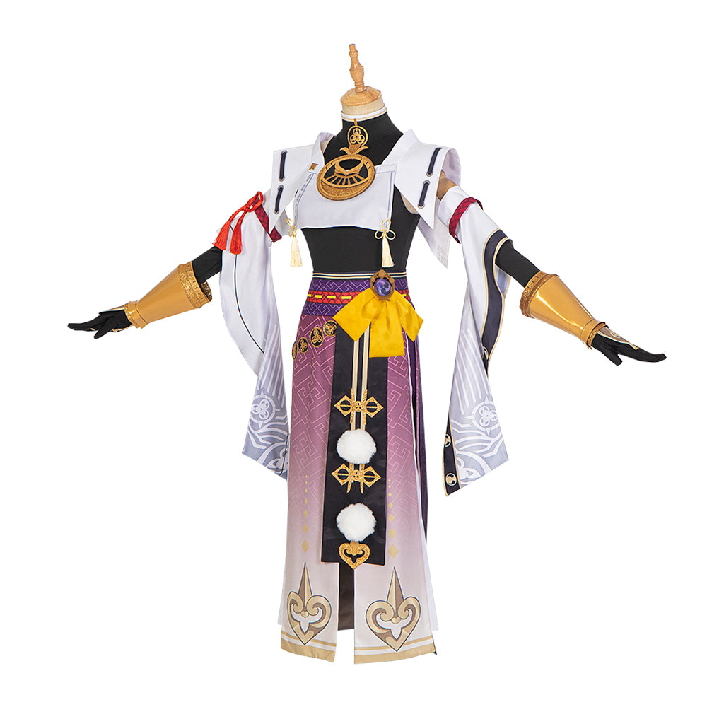 Gvavaya Game Cosplay Genshin Impact Inazuma Kujou Sara Cosplay Costume Genshin Cosplay