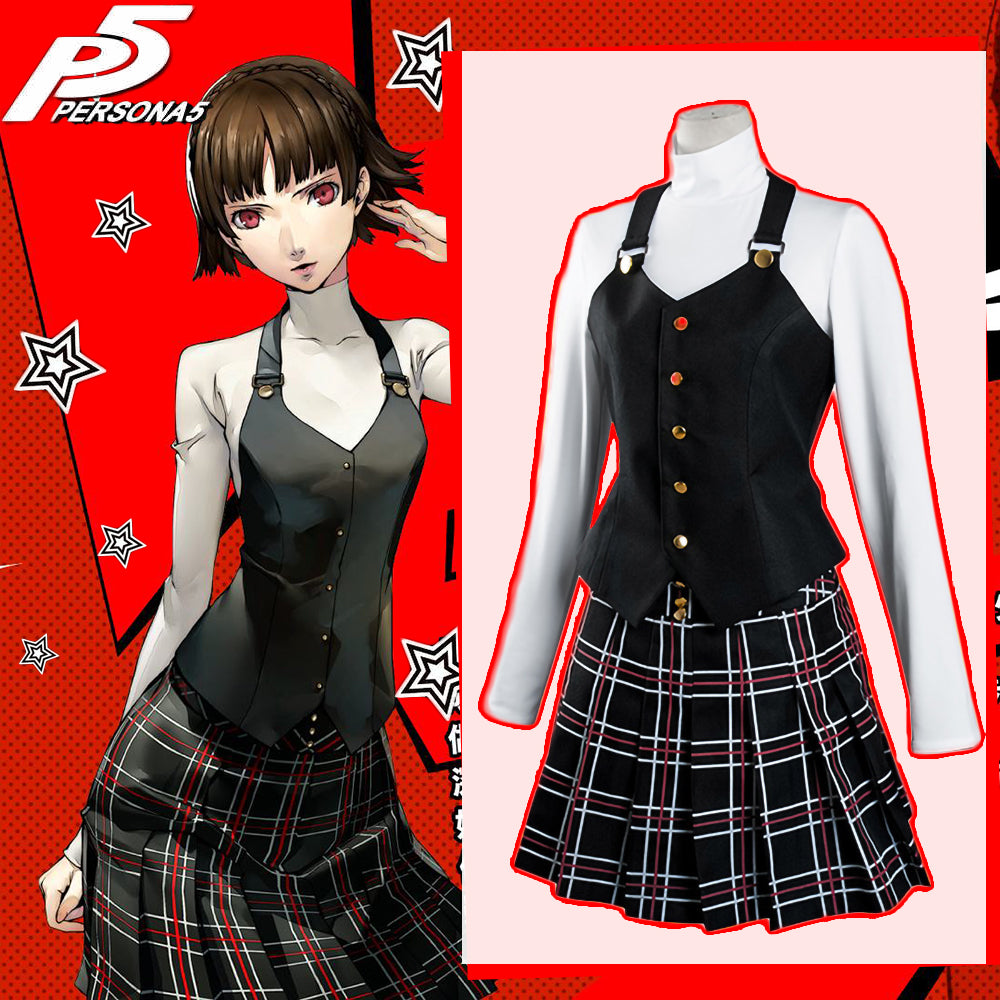 Gvavaya Game Cosplay Persona5 Makoto Niijima Cosplay Costume P5 Queen