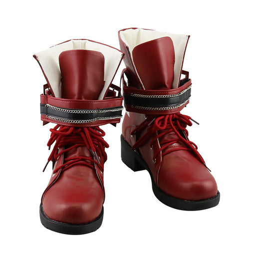 Gvavaya Game Cosplay FF VII Tifa Cosplay Shoes Tifa Lockhart Shoes