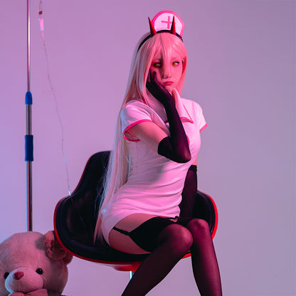 Gvavaya Anime Cosplay Chainsaw Man Makima Cosplay Costume Makima Nurse Uniform