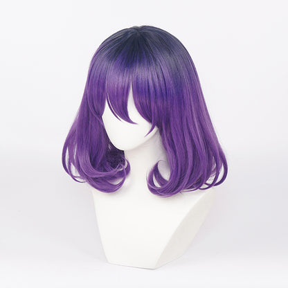 Gvavaya Anime Cosplay Vermeil In Gold Vermeil Cosplay Wig Purple Gradient 40cm Hair