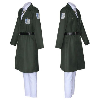 Gvavaya Cosplay Attack on Titan Shingeki no Kyojin Levi Eren Mikasa Scouting Regiment Coat Uniform Cosplay Costume
