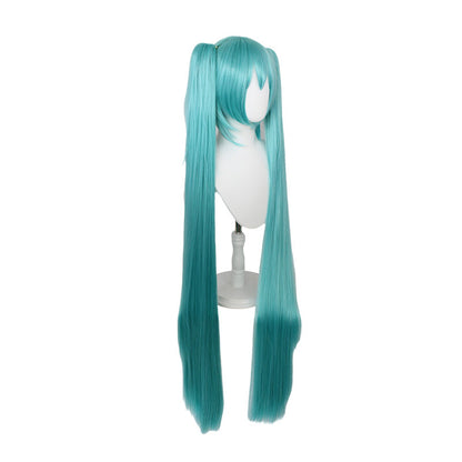 Gvavaya Cosplay V+ Cosplay Virtual Idol Wig Green 110cm Long Hair