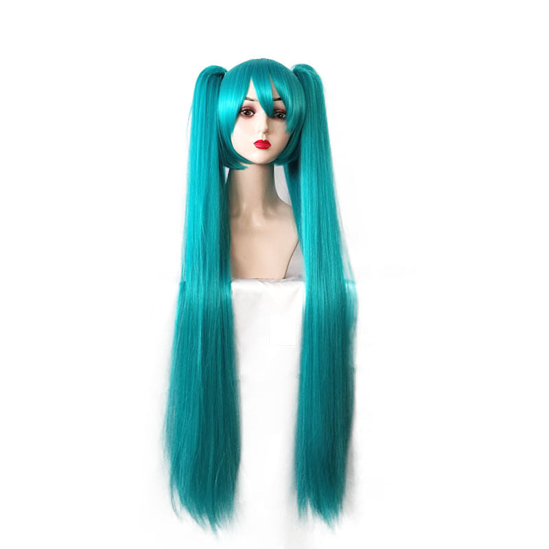 Gvavaya Cosplay V+ Cosplay Virtual Idol Cosplay Wig Green 105cm Long Hair