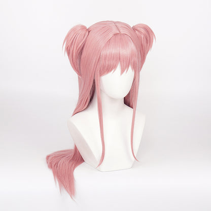 Gvavaya Anime Cosplay Vermeil In Gold Lilia Kudelfeyt Cosplay Wig Pink 80cm Hair