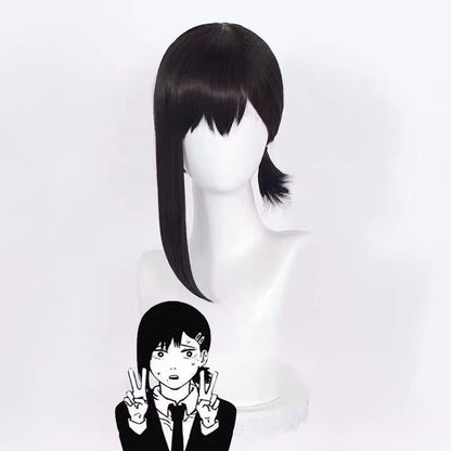 Gvavaya Anime Cosplay Higashiyama Kobeni Cosplay Wig 38cm Black Hair