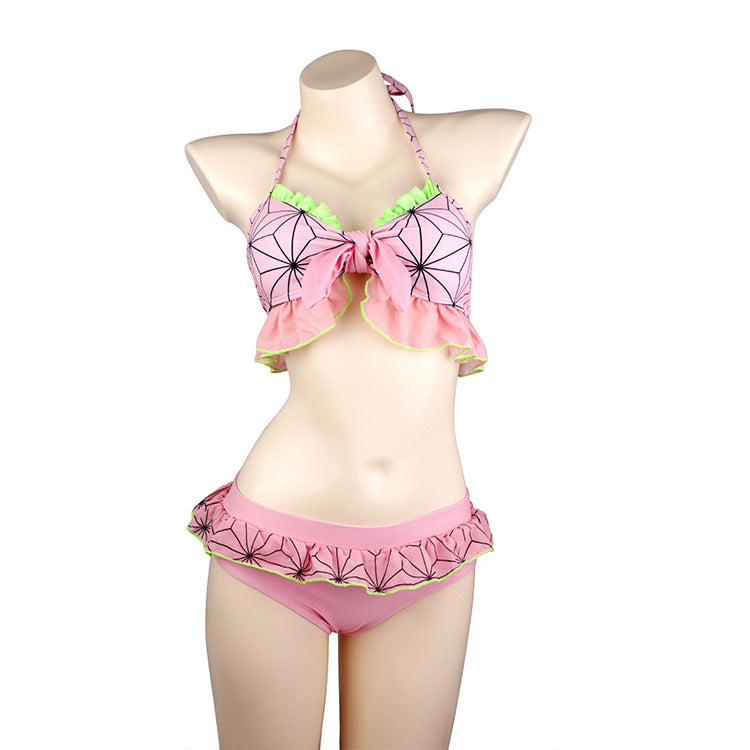 Gvavaya Cosplay Demon Slayer Kimetsu no Yaiba Kamado Nezuko Bikini Tw