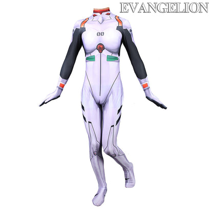 Gvavaya Anime Cosplay EVA0 Ayanami Rei Cosplay Costume EVA Tight-fitting Costume