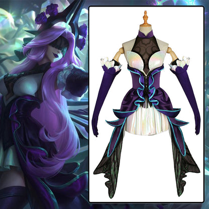 Gvavaya Game LOL Syndra Cosplay League of Legends Withered Rose Syndra Cosplay Costume