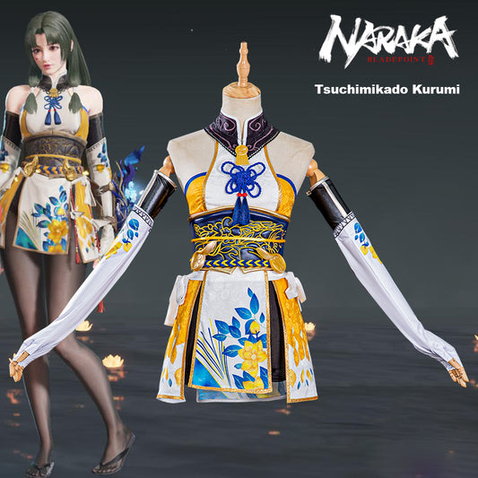 Gvavaya Game Naraka: Bladepoint Cosplay Tsuchimikado Kurumi Silky Leisure Cosplay Costume
