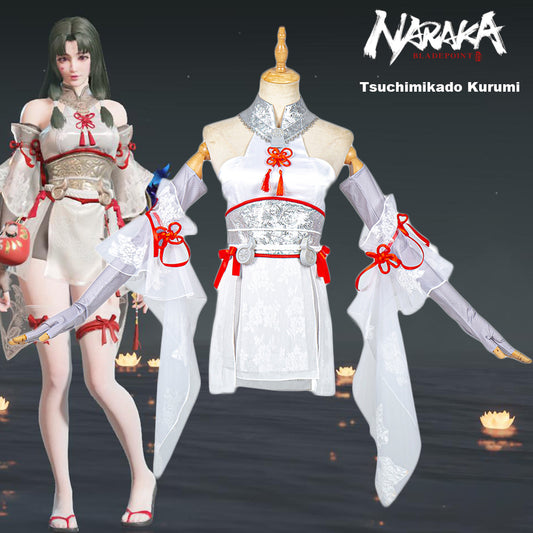 Gvavaya Game Naraka: Bladepoint Cosplay Tsuchimikado Kurumi Lissome Chemise Cosplay Costume