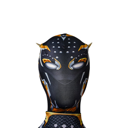 Gvavaya Live-action Derivative Cosplay Black Panther Princess Wakanda Shuri  Cosplay Costume Shuri Cosplay Jumpsuit（Type C）