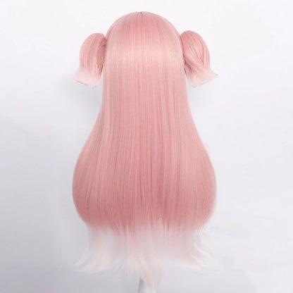 Gvavaya Game Cosplay Genshin Impact Yanfei Cosplay Wig Pink 60cm Hair