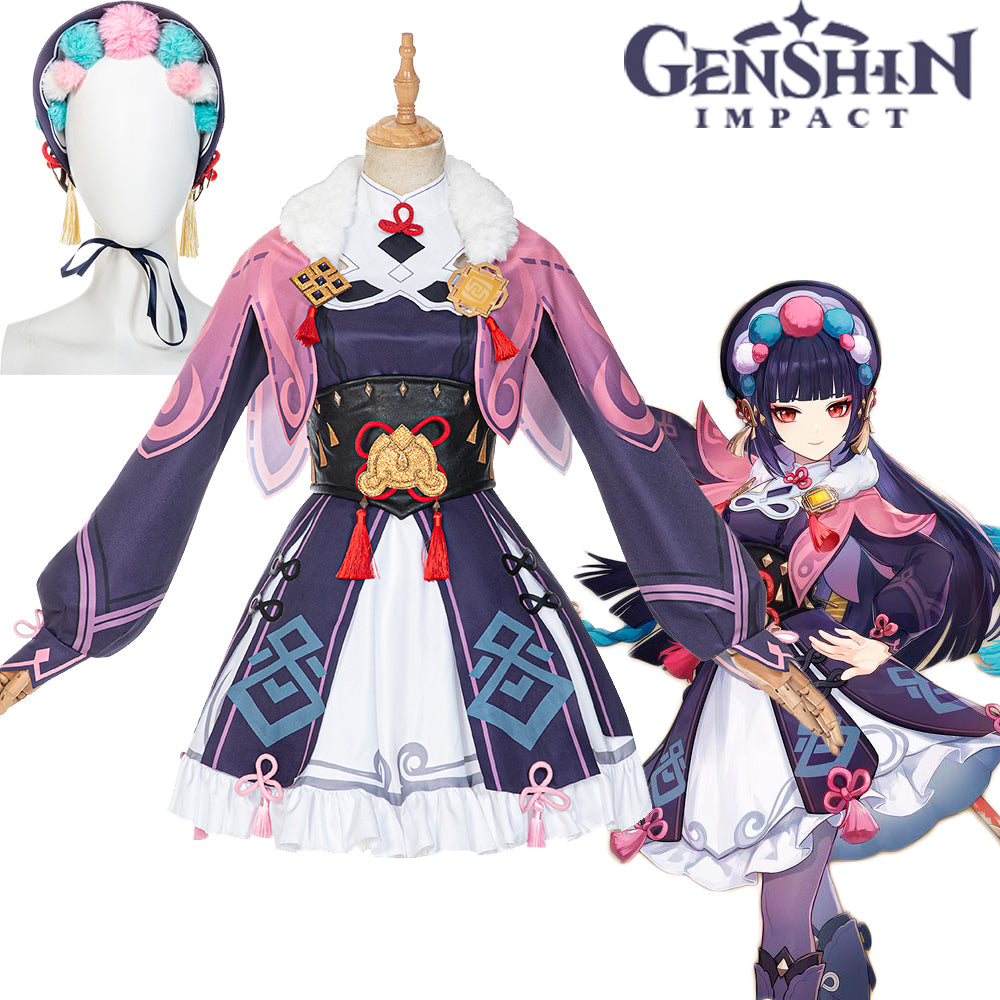 Gvavaya Game Cosplay Genshin Impact Liyue Yunjin Cosplay Costume Genshin Cosplay