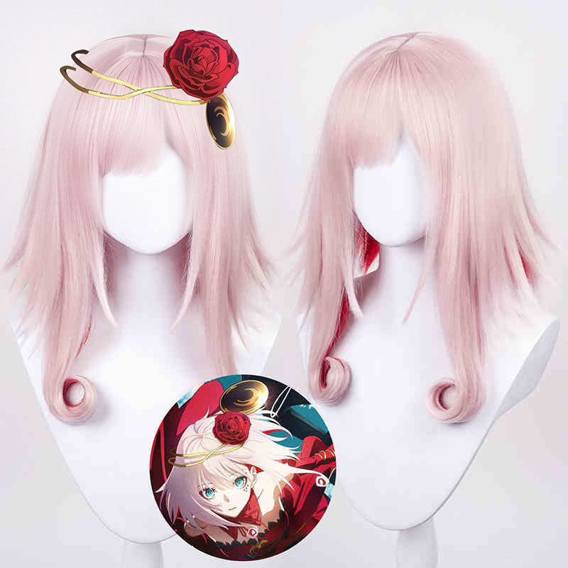 Gvavaya Anime Cosplay Takt Op. Destiny Unmei Cosplay Wig Pink 55cm Hair